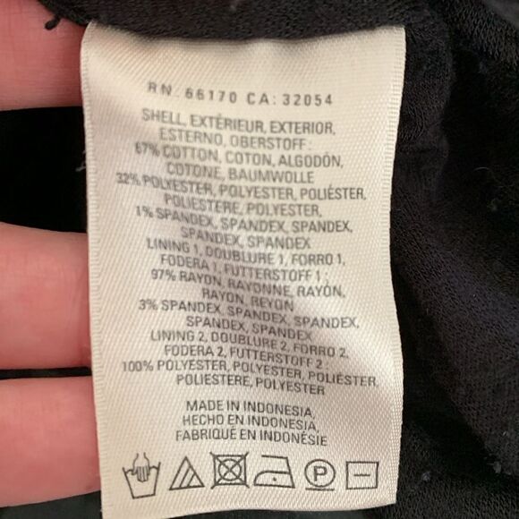 Anthropologie HD in Paris geometric fit and flare dress with floral overlay - Picture 10 of 10